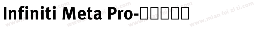 Infiniti Meta Pro字体转换